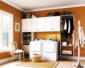 Create a laundry room space
